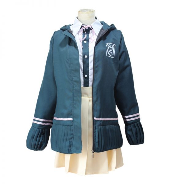 Danganronpa Dangan Ronpa Chiaki Nanami JK Uniform suit Jacket Shirt Women Cosplay Costume / Wig / Hairpin / Cat Bag